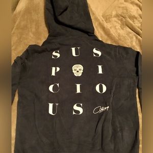 The Playground Suspicious Antwerp Hoodie Navy Off-white